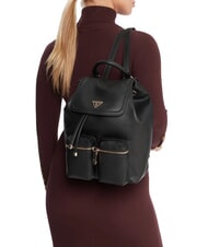 GUESS MANHATTAN 2 Sac à dos avec poches NOIR - Sacs pour Femme - 6