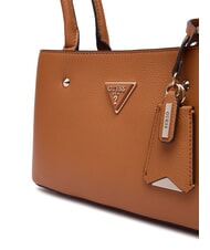 GUESS MERIDIAN 2 Sac à bandoulière COGNAC - Sacs pour Femme - 4
