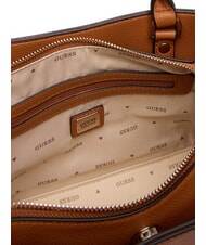 GUESS MERIDIAN 2 Sac à bandoulière COGNAC - Sacs pour Femme - 5
