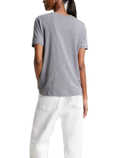 TH 1985 T-shirt en coton gris chiné moyen - T-shirt