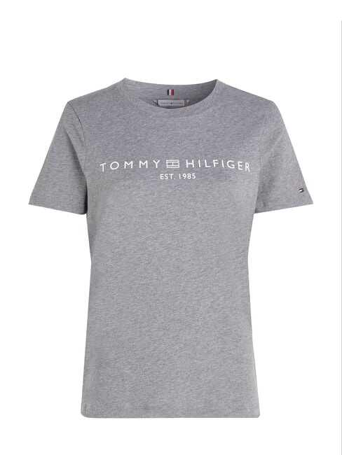 TH 1985 T-shirt en coton gris chiné moyen - T-shirt