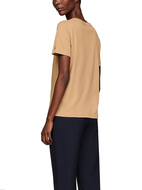 TH 1985 T-shirt en coton kaki classique - T-shirt