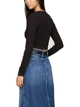 TH JEANS Serafino Haut noir - T-shirt