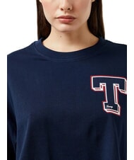 TOMMY HILFIGER TH JEANS T T-shirt en coton marine nuit noire - T-shirt - 3