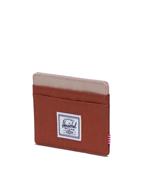 CHARLIE  Porte-carte plat chutney/taupe clair - Portefeuilles Femme