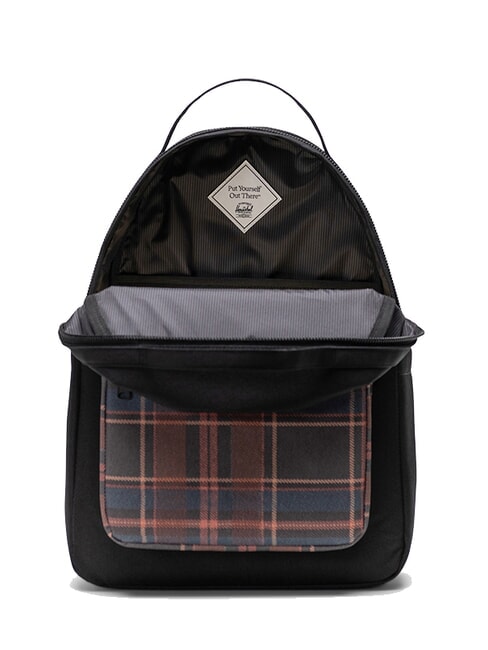 NOVA  Sac à dos PC 14" plaid d'hiver noir - Sacs à dos pour l'École & les Loisirs