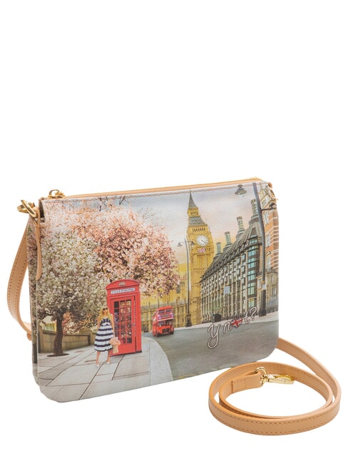 YESBAG Sac à bandoulière avec imprimé rosier anglais - Sacs pour Femme