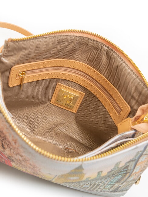 YESBAG Sac à bandoulière avec imprimé rosier anglais - Sacs pour Femme