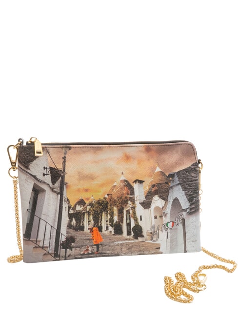 YESBAG Clutch Pochette avec bandoulière la vie dans les trulli - Sacs pour Femme