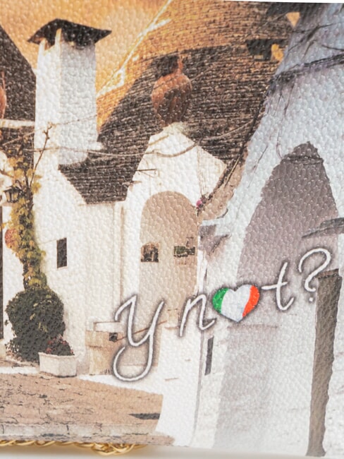 YESBAG Clutch Pochette avec bandoulière la vie dans les trulli - Sacs pour Femme