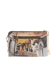 YNOT YESBAG Clutch Pochette avec bandoulière la vie dans les trulli - Sacs pour Femme - 4