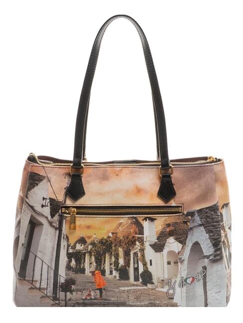 YESBAG Sac à bandoulière imprimé la vie dans les trulli - Sacs pour Femme