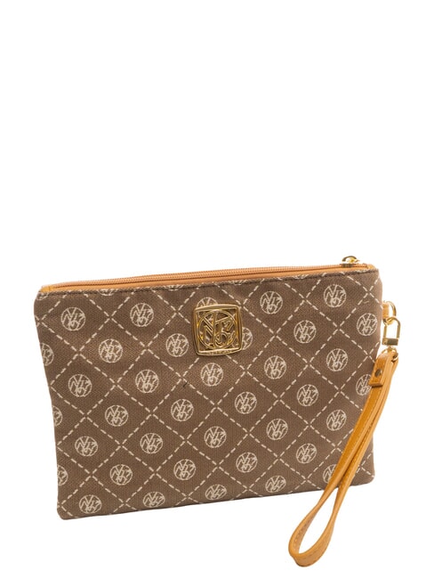 ROMANCE Pochette avec revers moutarde - Sacs pour Femme