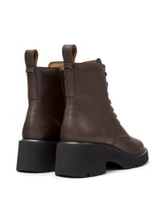 CAMPER MILAH Bottines en cuir brun foncé - Chaussures Femme - 3