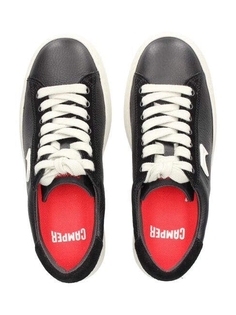 RUNNER FOUR Baskets en cuir noir - Chaussures Femme