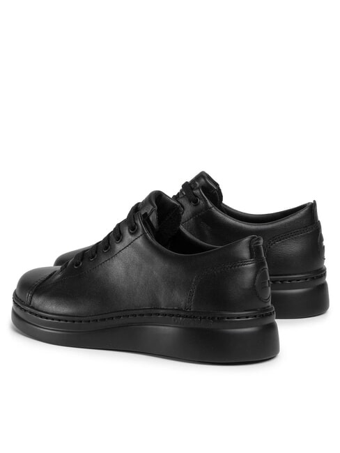 RUNNER UP Baskets en cuir noir - Chaussures Femme