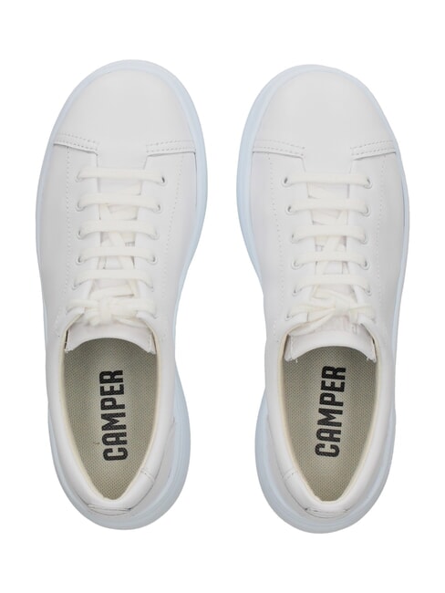 RUNNER UP Baskets en cuir blanc naturel - Chaussures Femme