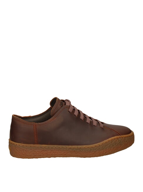 PEU TERRENO Baskets en cuir brun moyen - Chaussures Homme