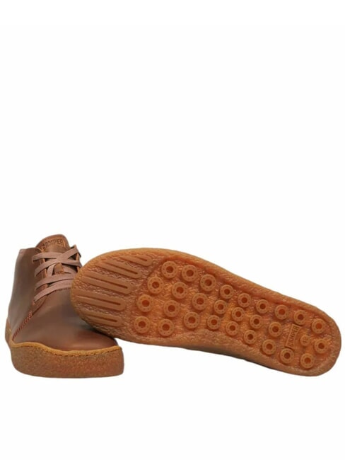 PEU TERRENO bottes en cuir brun moyen - Chaussures Homme