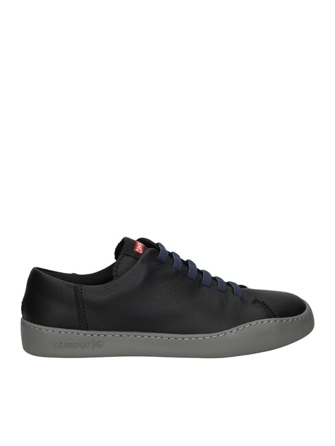 PEU TOURING Baskets en cuir noir - Chaussures Homme