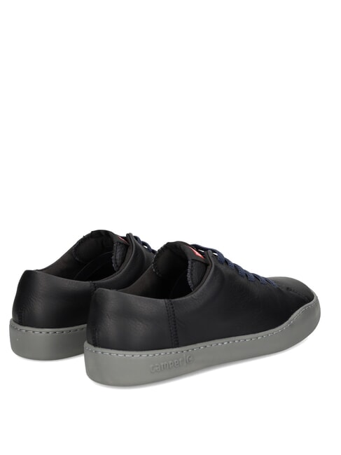 PEU TOURING Baskets en cuir noir - Chaussures Homme