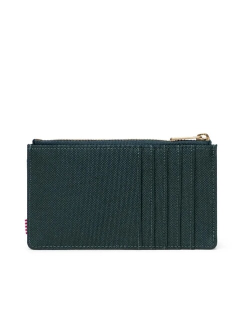 OSCAR Porte-cartes plat avec porte-monnaie Plaid d'hiver en épicéa le plus foncé - Portefeuilles Femme