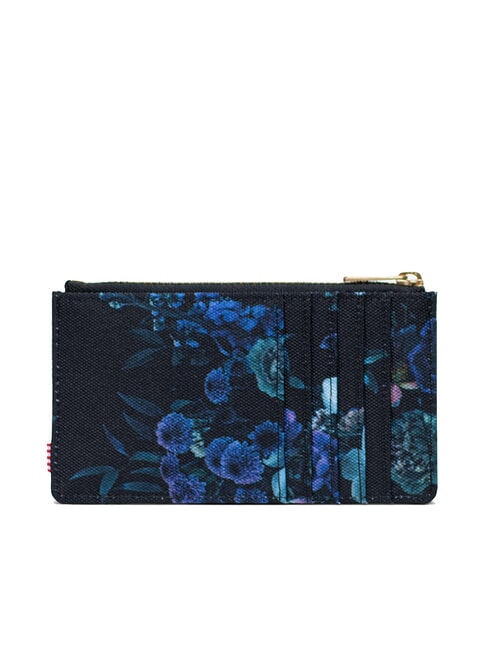 OSCAR Porte-cartes plat avec porte-monnaie soir&eacute;e florale - Portefeuilles Femme