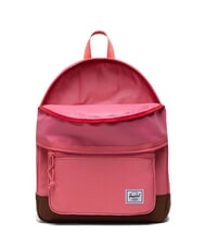 HERSCHEL HETITAGE YOUTH Sac à dos rose thé/marron selle - Sacs à dos pour l'École & les Loisirs - 4
