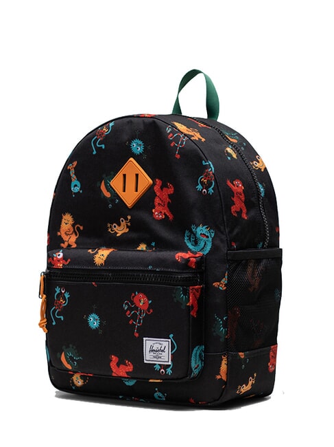HETITAGE YOUTH Sac &agrave; dos danse des monstres noirs - Sacs &agrave; dos pour l'&Eacute;cole & les Loisirs