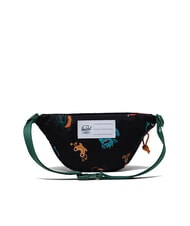 HERSCHEL HERITAGE Pochette avec étiquette nominative danse des monstres noirs - Sacs banane - 2