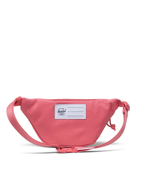 HERITAGE Pochette avec étiquette nominative rose thé - Sacs banane