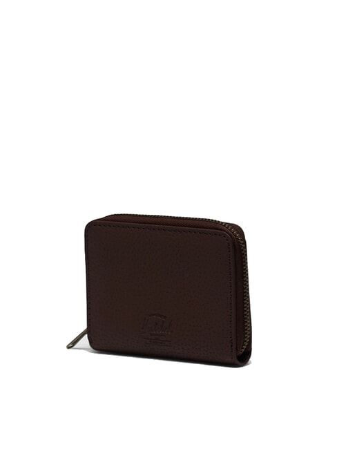 TYLER Petit portefeuille zippé café à la chicorée - Portefeuilles Femme