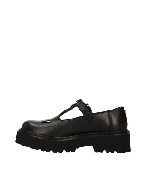 SLASH 4216 Mocassins Mary Jane en cuir noir - Chaussures Femme