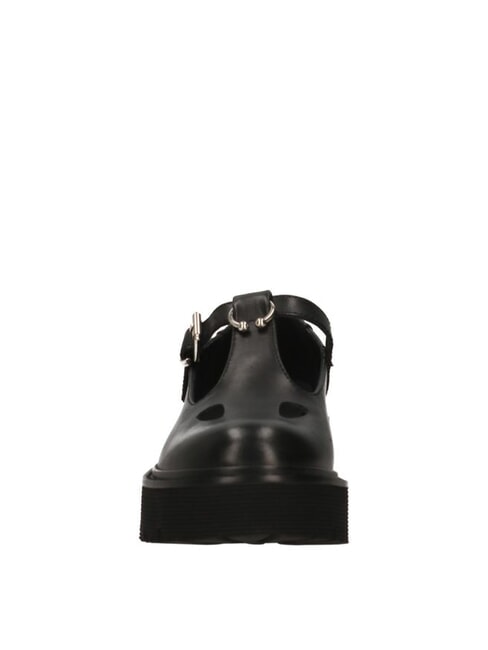 SLASH 4216 Mocassins Mary Jane en cuir noir - Chaussures Femme