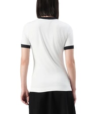 GUESS MINI ROSE T-shirt slim à manches courtes blanc pur - T-shirt - 2