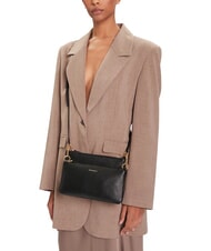 COCCINELLE YVONNE Sac à bandoulière en cuir Noir - Sacs pour Femme - 6