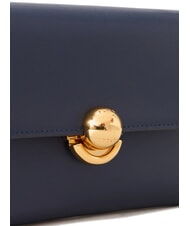 FURLA SFERA Mini sac bandoulière en cuir bleu royal - Sacs pour Femme - 3