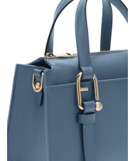 FURLA NUVOLA Mini sac à main, avec bandoulière gris bleu - Sacs pour Femme - 3