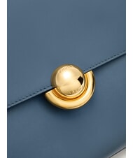 FURLA DOMUS  Sac à bandoulière en cuir gris bleu - Sacs pour Femme - 4