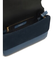 FURLA DOMUS  Sac à bandoulière en cuir gris bleu - Sacs pour Femme - 5