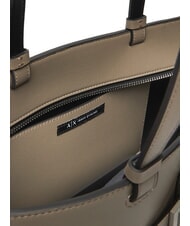 ARMANI EXCHANGE A|X BUCKLE Sac cabas porté épaule bar brun - Sacs pour Femme - 5