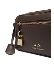 ARMANI EXCHANGE JANE Mini sac &agrave; bandouli&egrave;re fudge chaud - Sacs pour Femme - 4