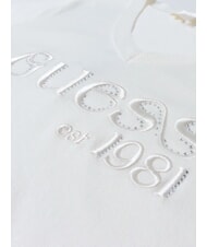 GUESS SAYLOR LOGO  Pull-over taupe de soie - Chandails pour femmes - 4