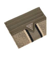 GUESS MADRID Porte-cartes sable/vert militaire - Portefeuilles Homme - 3