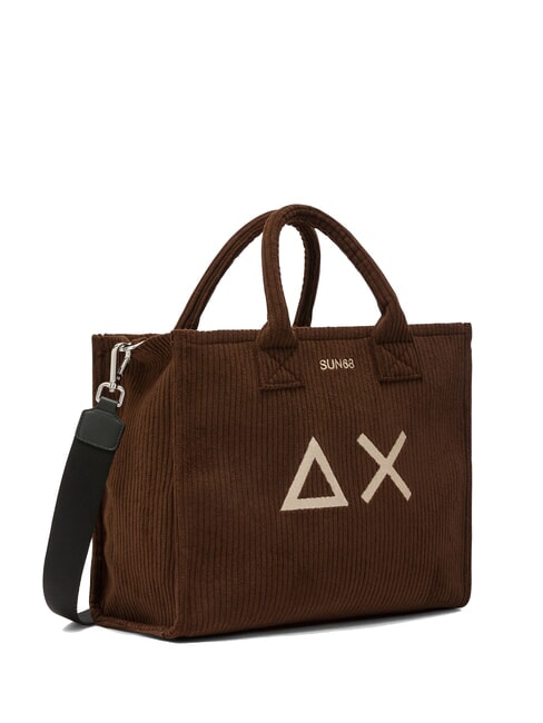 CALI CORDUROY Sac à main avec bandoulière marron - Sacs pour Femme