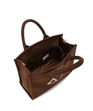 SUN68 CALI CORDUROY Sac à main avec bandoulière marron - Sacs pour Femme - 3