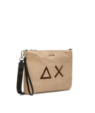 SUN68 CORDUROY Pochette avec dragonne et bandoulière beige - Sacs pour Femme - 2