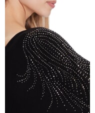 GUESS BAT SLEEVE LORETTA Pull col bateau coupe décontractée jetbla - Chandails pour femmes - 3