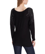 GUESS BAT SLEEVE LORETTA Pull col bateau coupe décontractée jetbla - Chandails pour femmes - 2