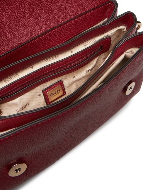 GREGORIA Sac &agrave; bandouli&egrave;re avec rabat ROUGE - Sacs pour Femme